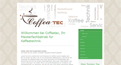 Desktop Screenshot of coffeatec.de